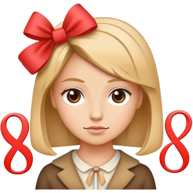 Bow over letters Claire  emoji