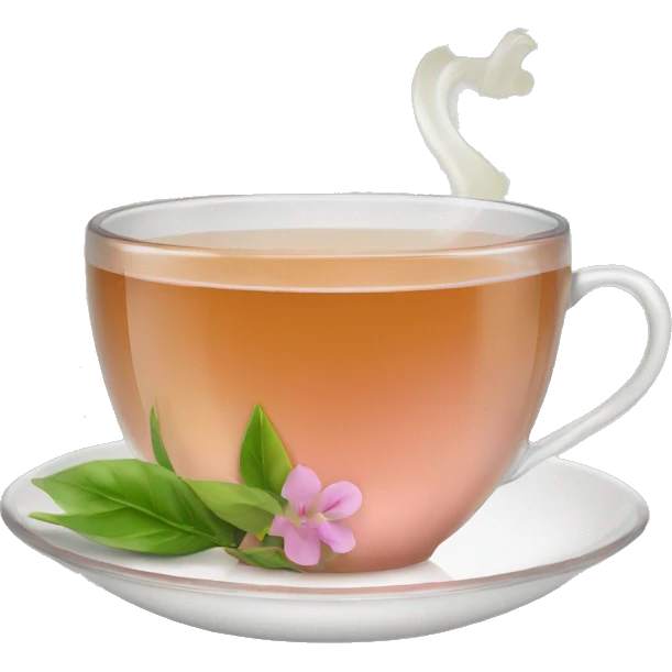 A pretty cup of tea  emoji
