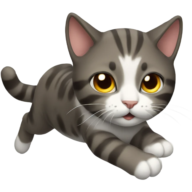 Cat flying emoji