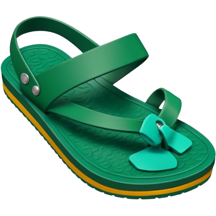 dark green chanclas emoji
