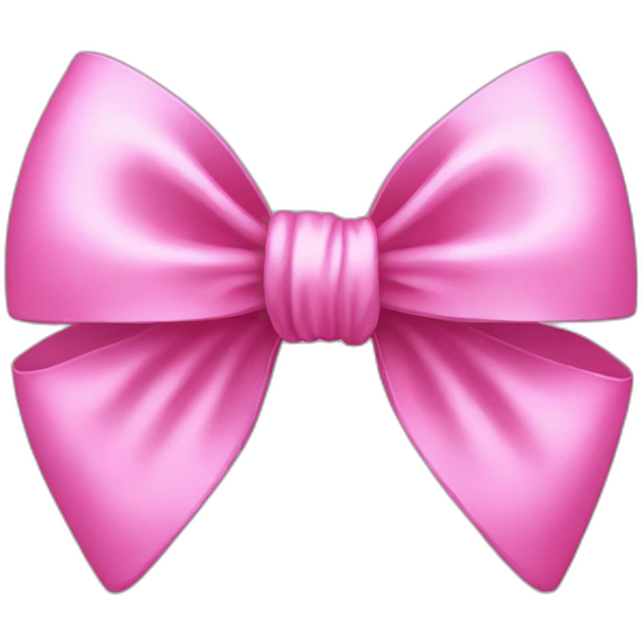 pink bow emoji