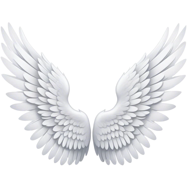 White angel wings emoji