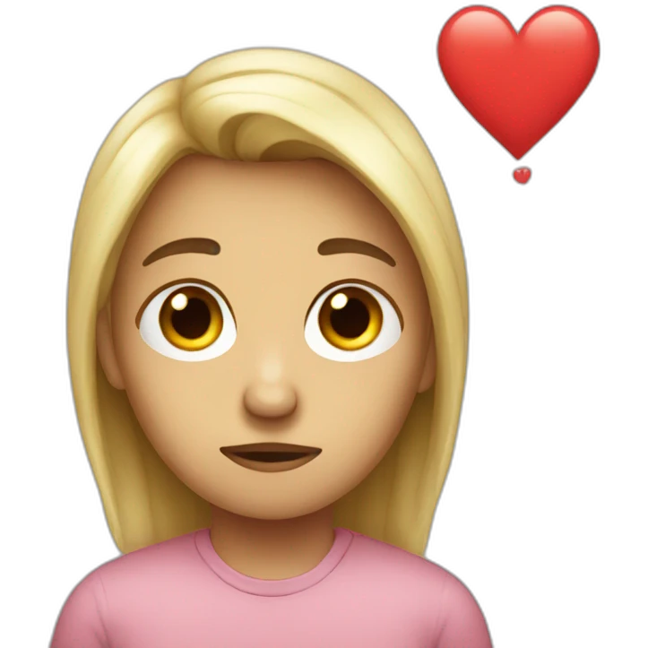 single person, sad, needing love emoji