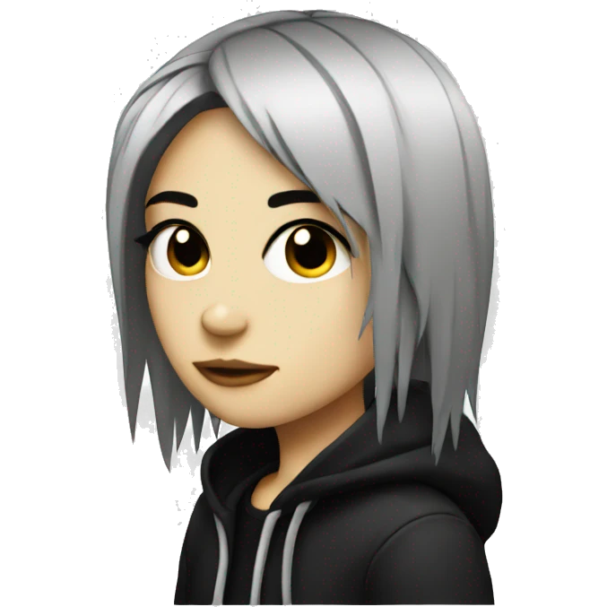 emo girl emoji