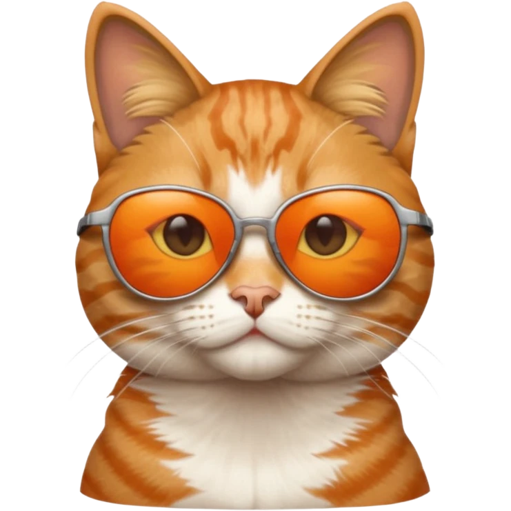 Cat wearing sunglasses emoji