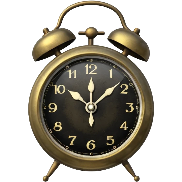старый будильник emoji
