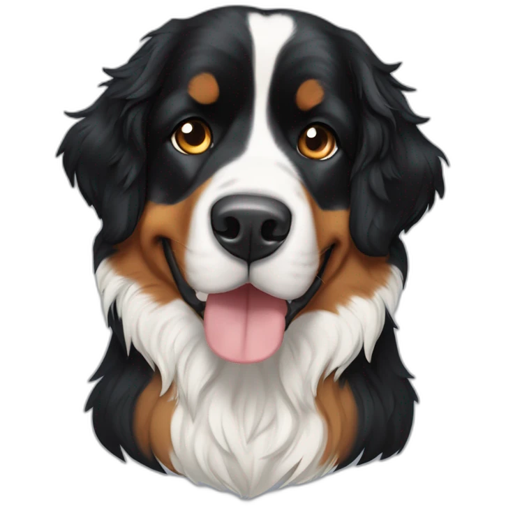 Bernese Mountain Dog funny giants paws emoji