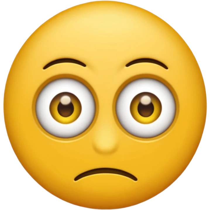 Un emoji normal mordiendose el dedo emoji