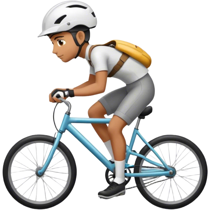bicycle rider wery cool riding in city emoji