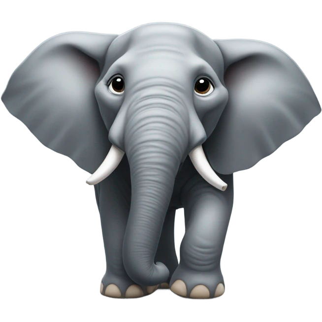 elephant listening to music emoji