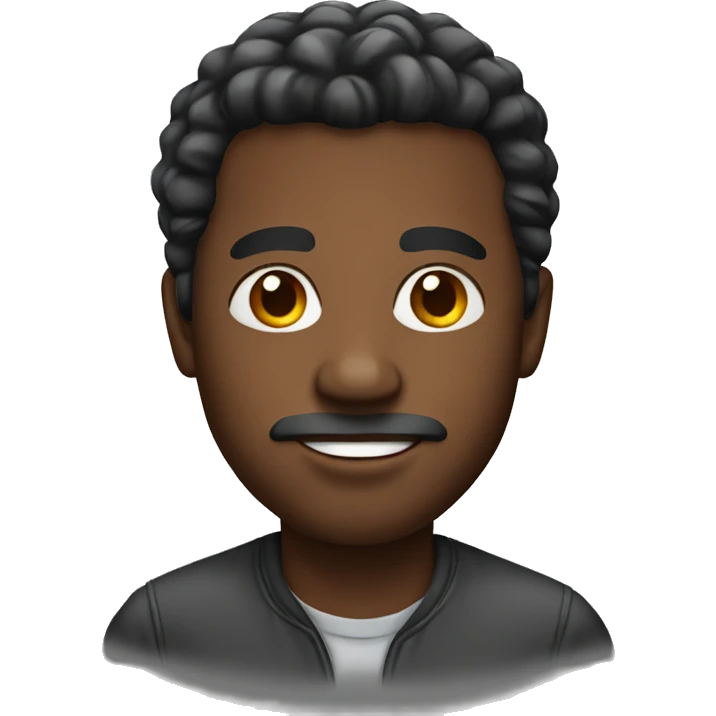 African American man emoji