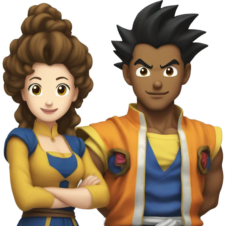 Goku and Belle emoji