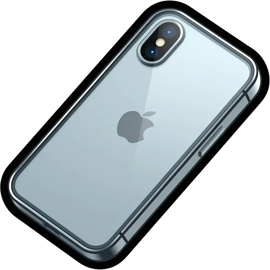 phone emoji, thick black outline, simple cartoon, sticker emoji