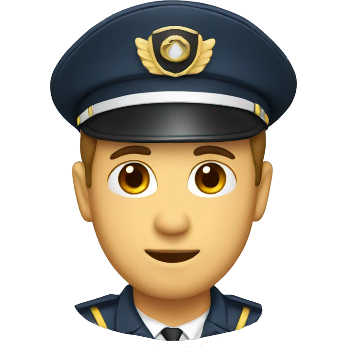 pilot hat emoji