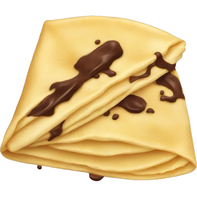 Crepe chocolate  emoji