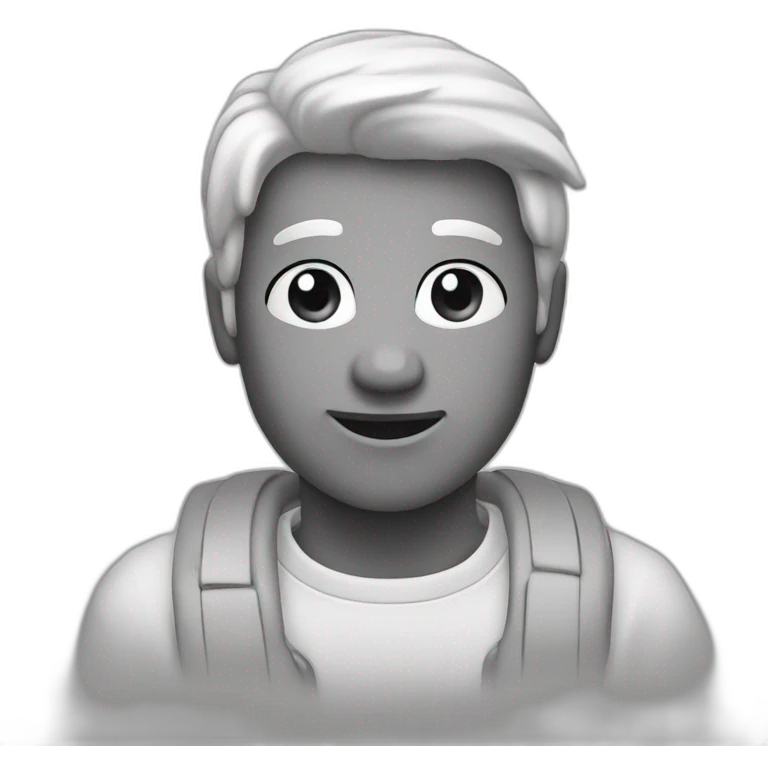 friends icon colorless emoji