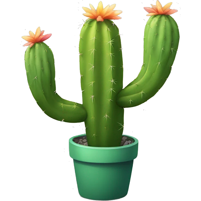 rainbow cactus  emoji