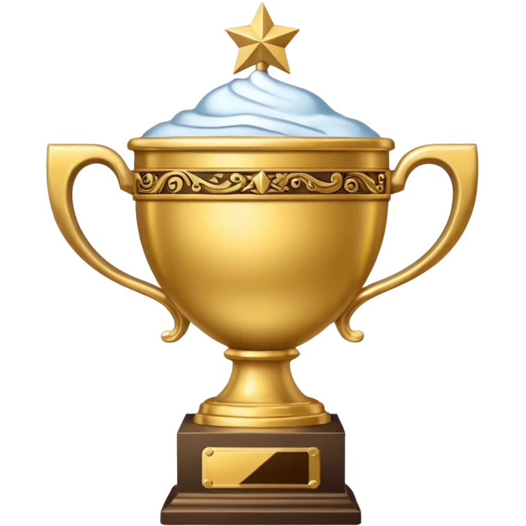 winter holiday theme trophy emoji