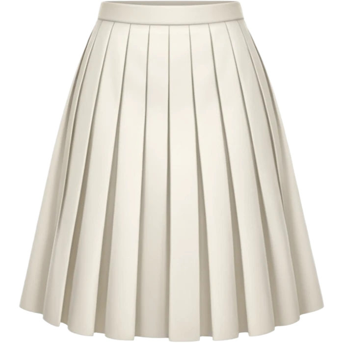 white skirt emoji