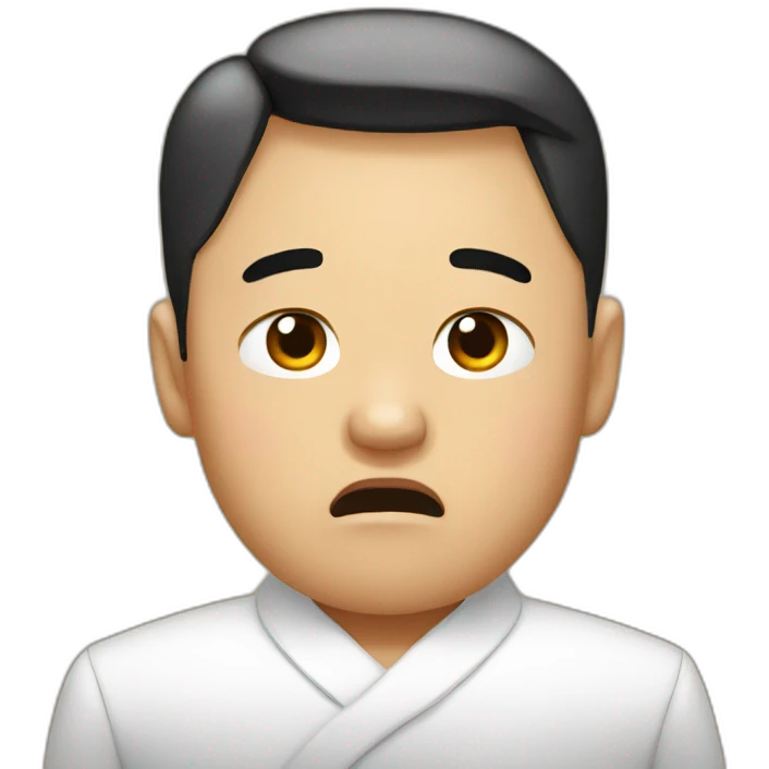 Kim Jung crying  emoji