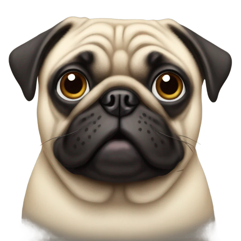 Pug emoji