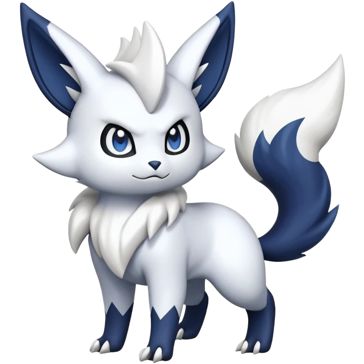 Zangoose-Absol-Meowstic-Fakémon-hybrid-creature (full body)  emoji