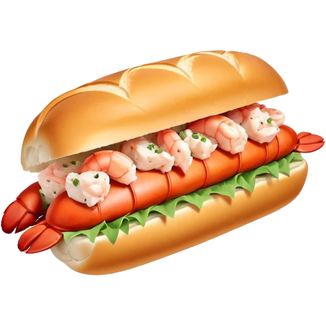 Lobster roll emoji