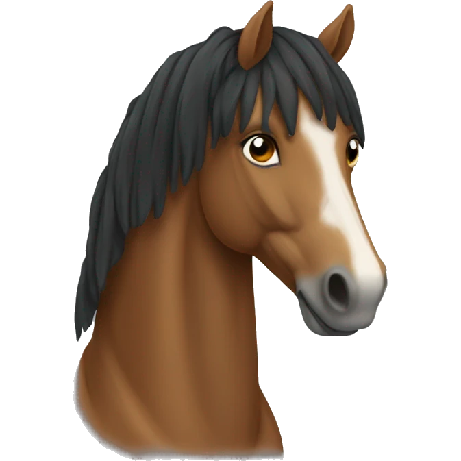 e horse with hoodie emoji