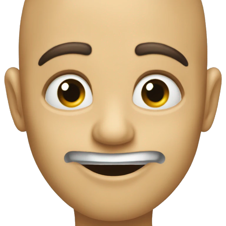 Strana faccia con uori emoji