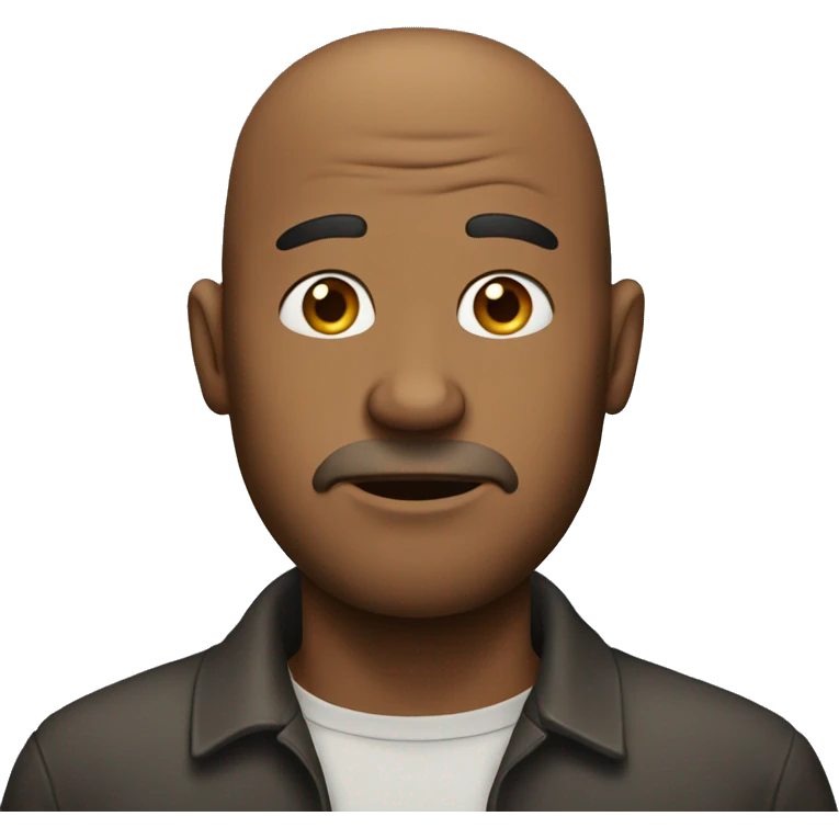 A man with no mouth emoji