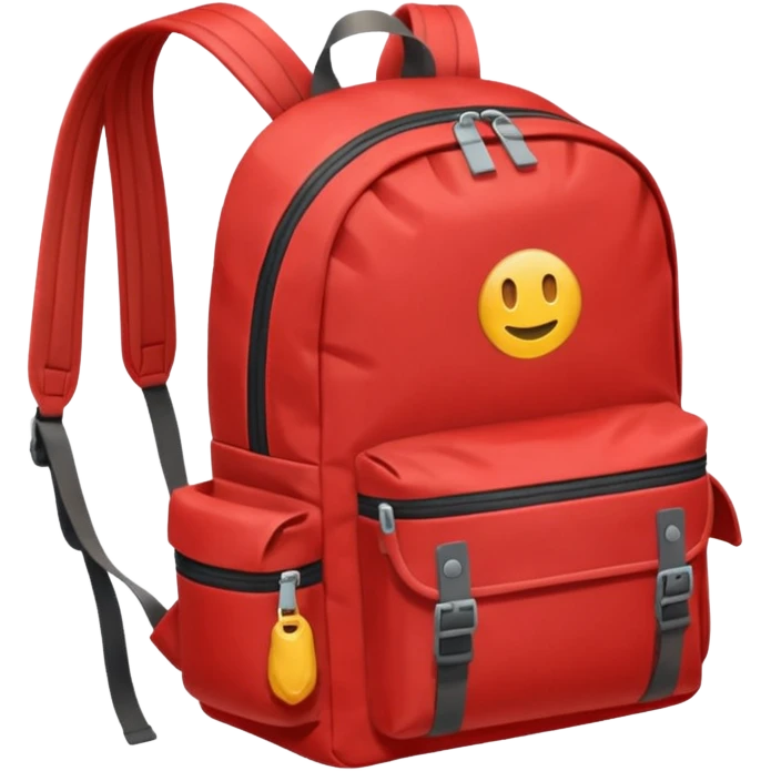 red backpack emoji