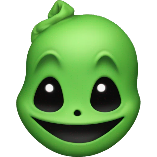 Baby Oogie boogie green emoji