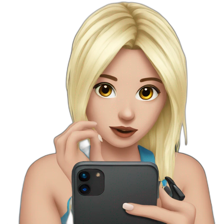 egirl doing stuff emoji