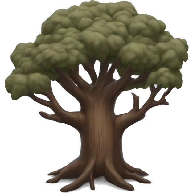 Ironwood tree in a storm emoji