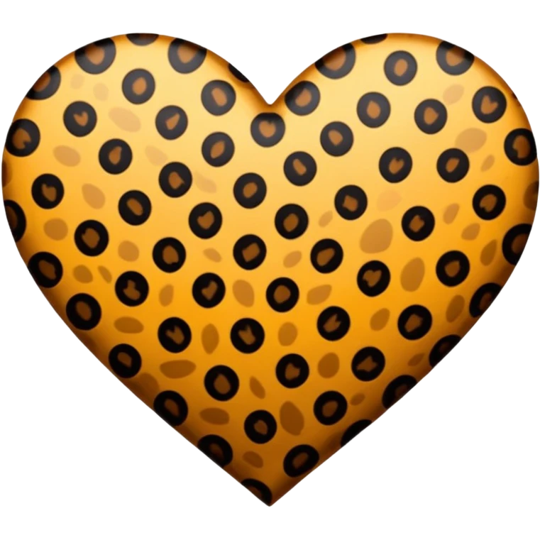 Cuore leopardato  emoji