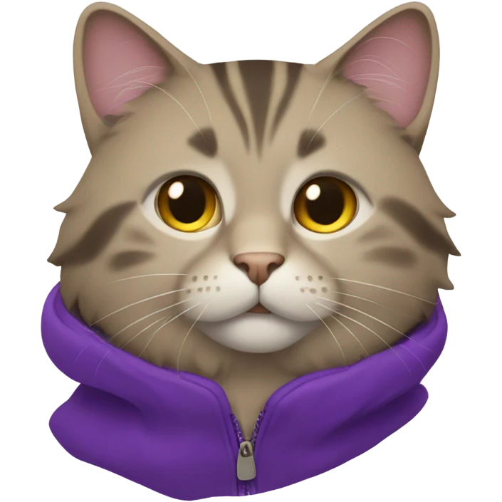 Purple cat  emoji