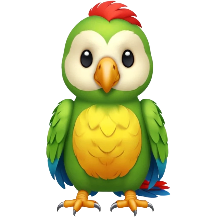 parrot stuffed animal emoji