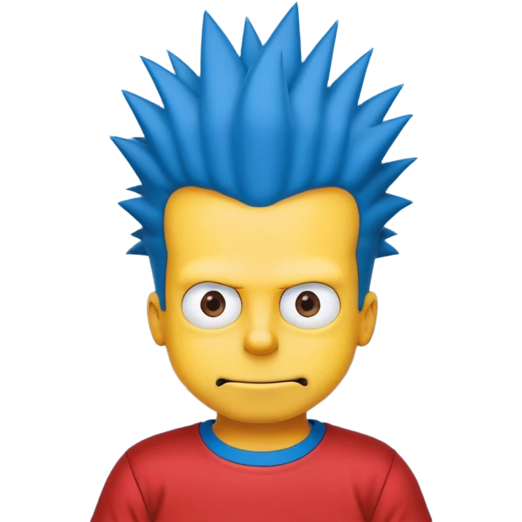 Барт из симпсонов emoji