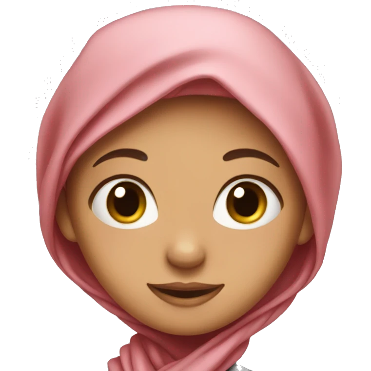 A girl with a head scarf  emoji
