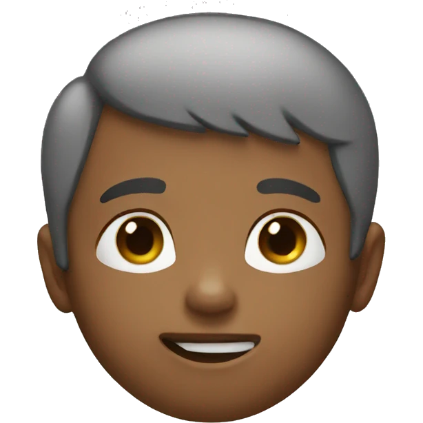 Boy with kiss emoji