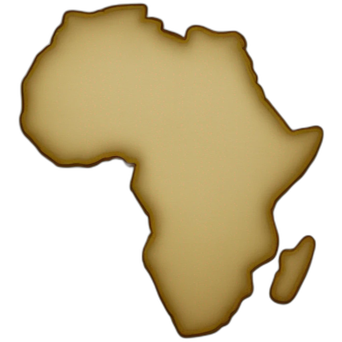 Carte d'Afrique emoji