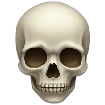 Tête de mort emoji