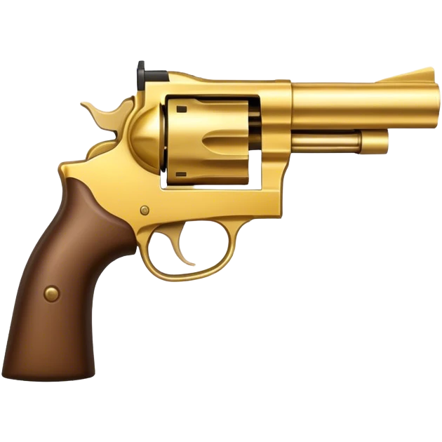 Golden revolver  emoji