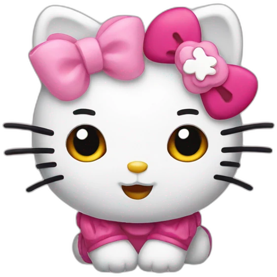 Hello kitty emoji