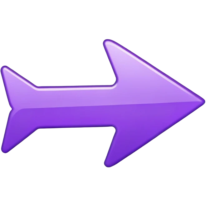 Left direction arrow purple  emoji