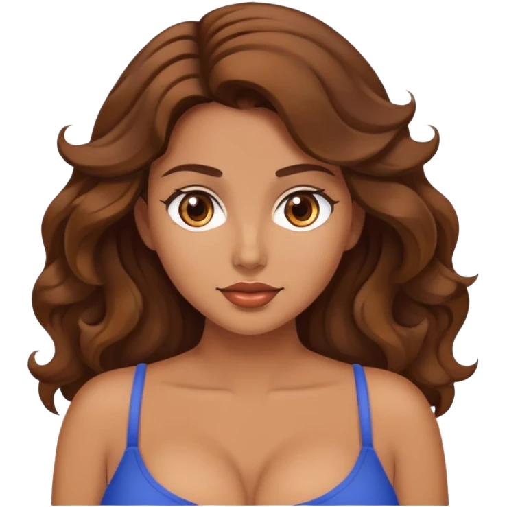 woman with big boobs without bra emoji