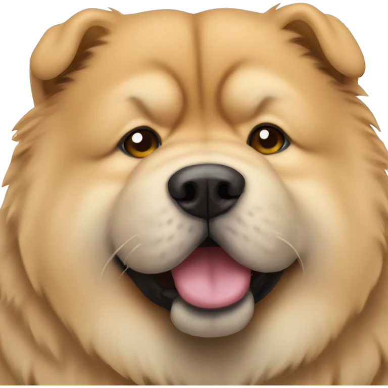 Chow chow dog emoji