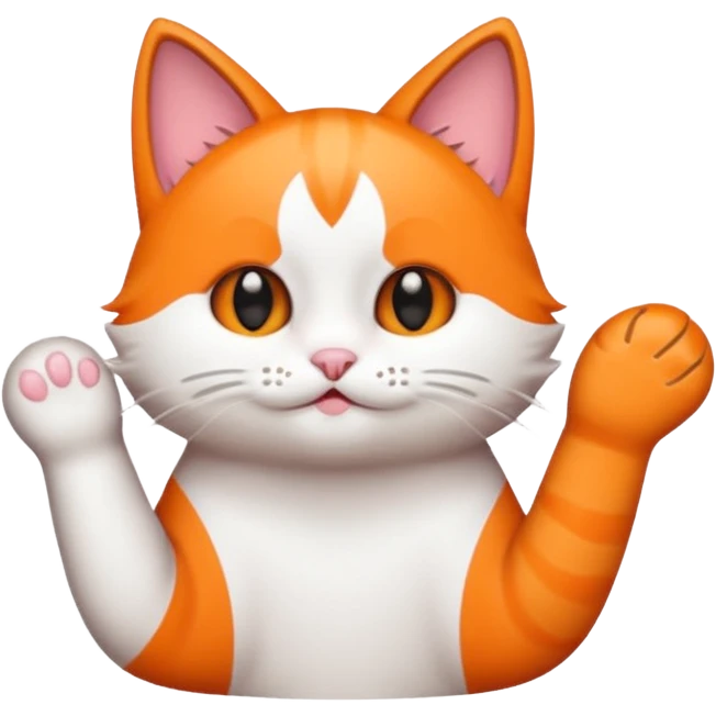 Finger cat emoji