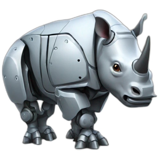 Robot Rhino emoji