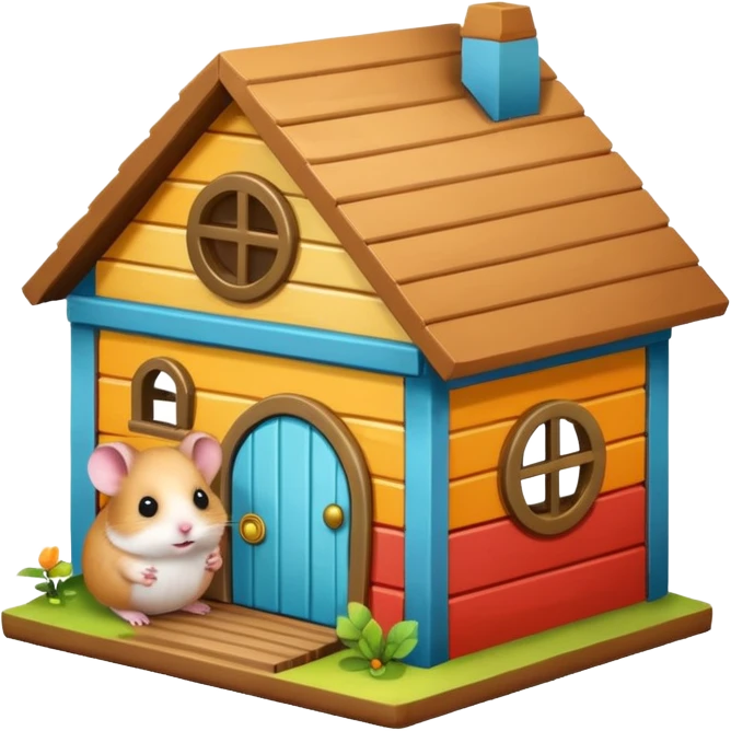 hamster house emoji